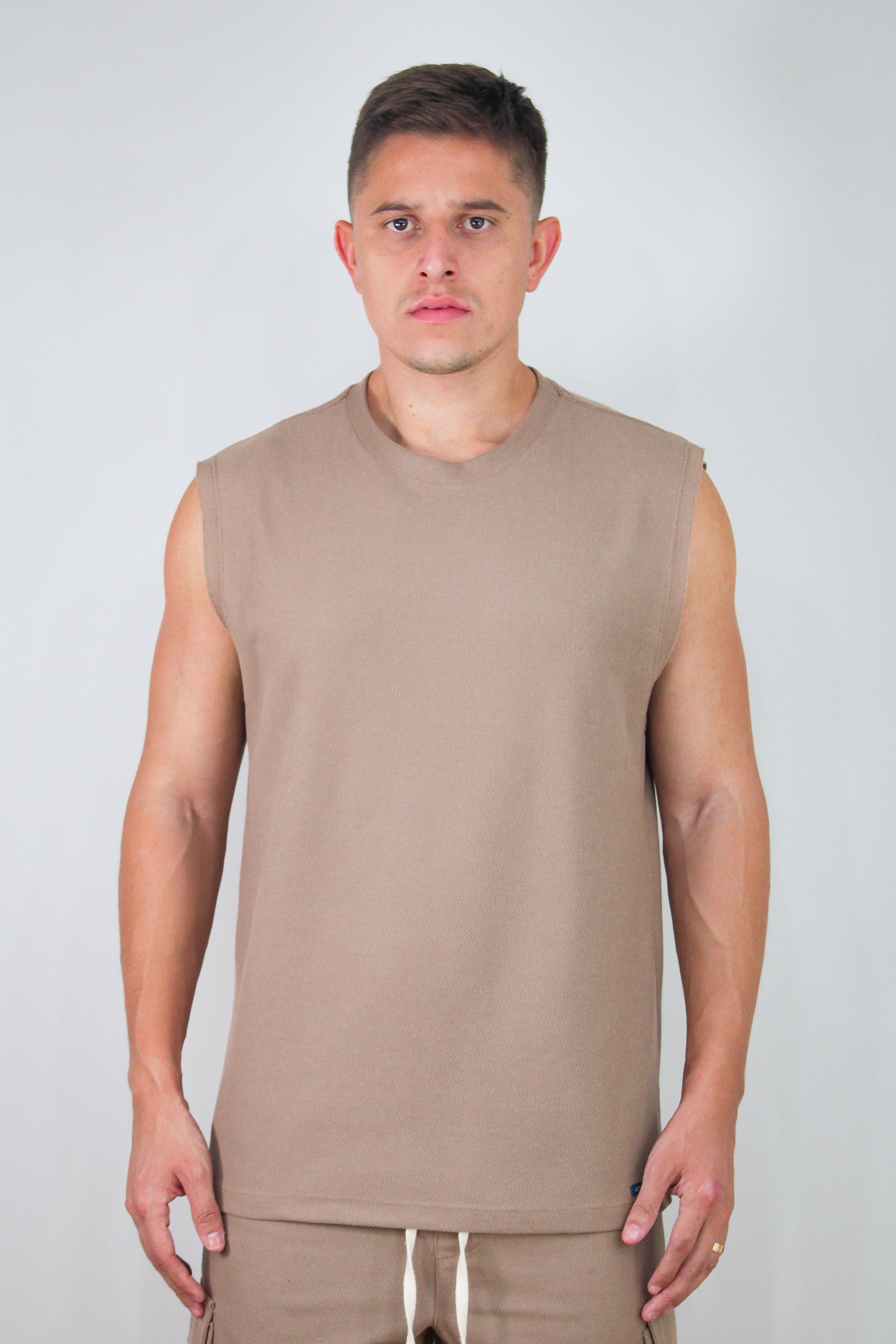 Regata Machão Vogue Bege