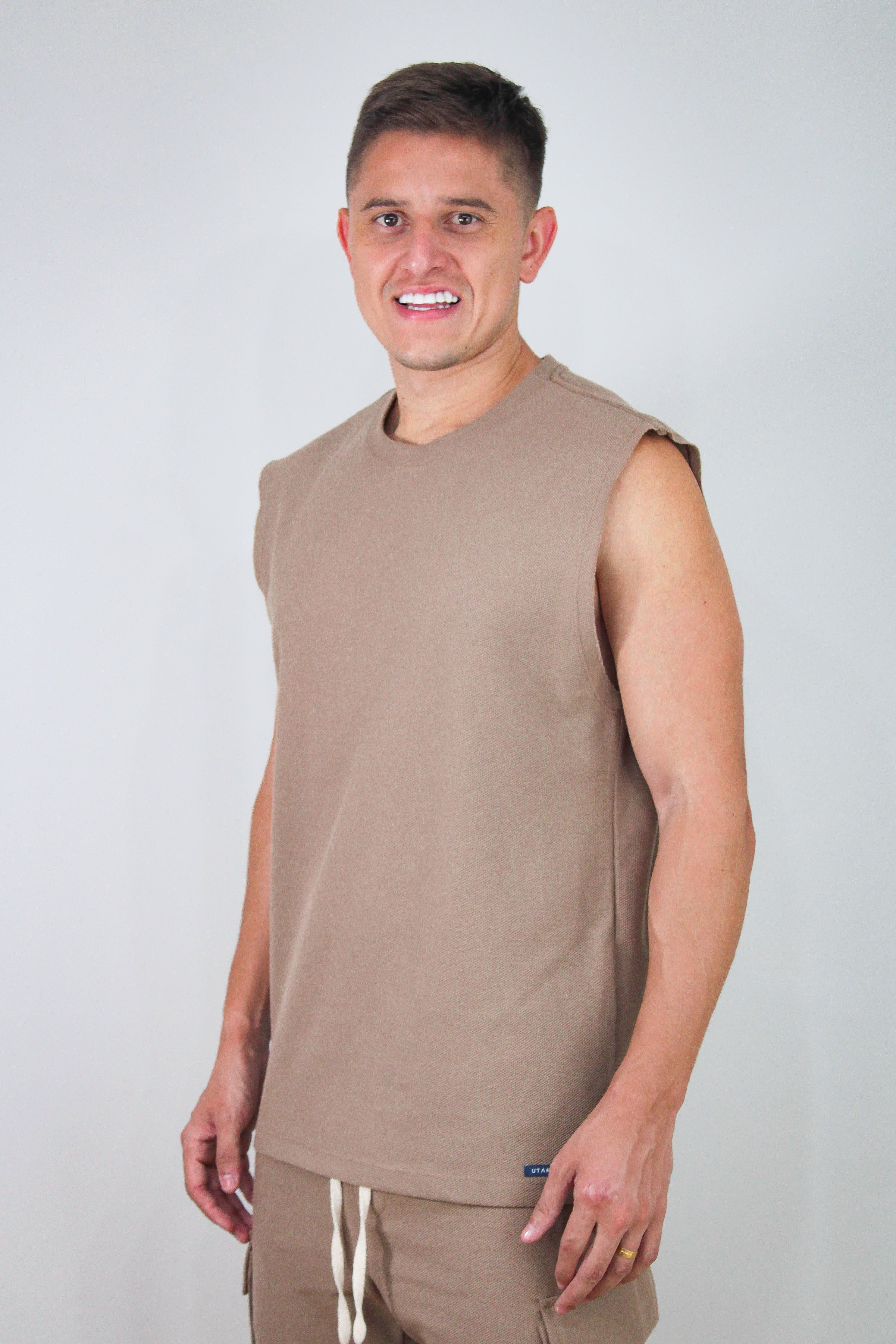 Regata Machão Vogue Bege