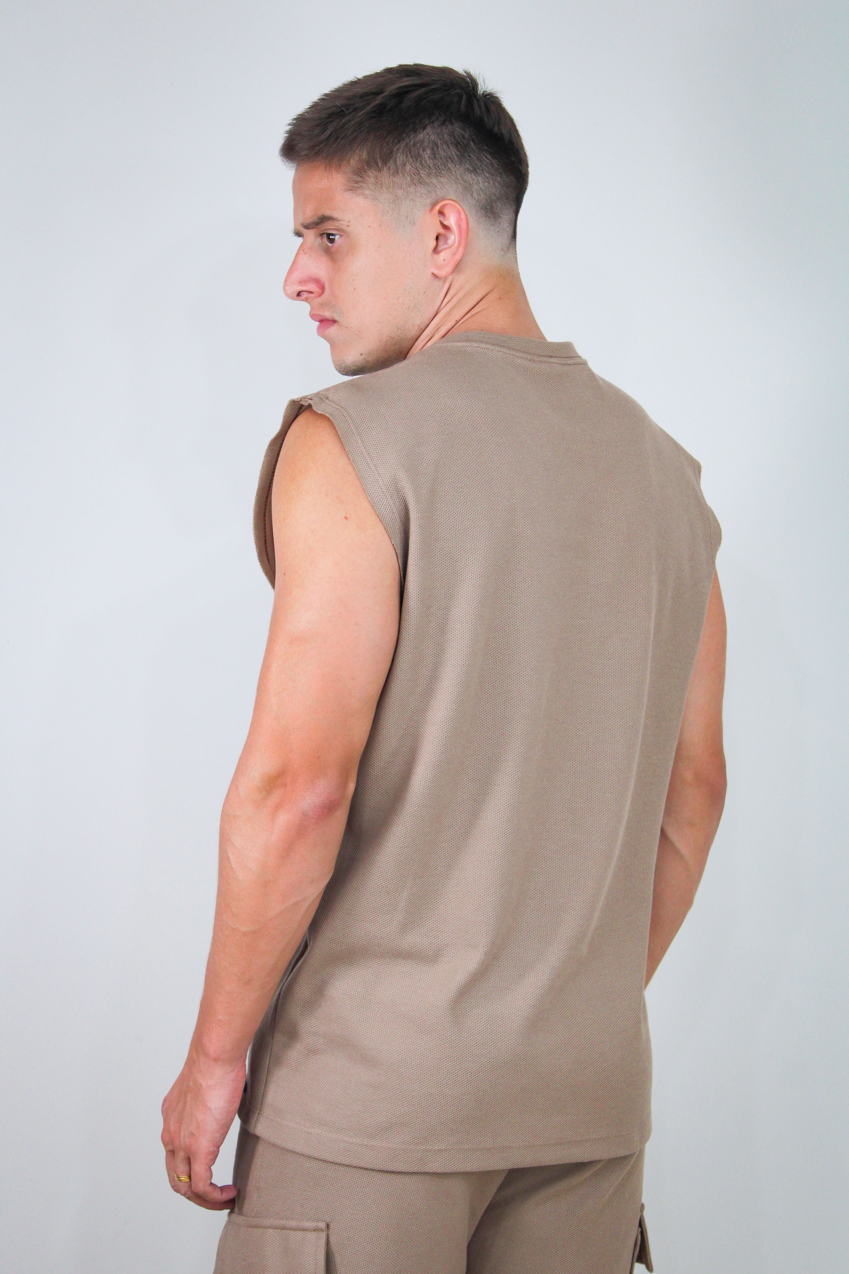 Regata Machão Vogue Bege