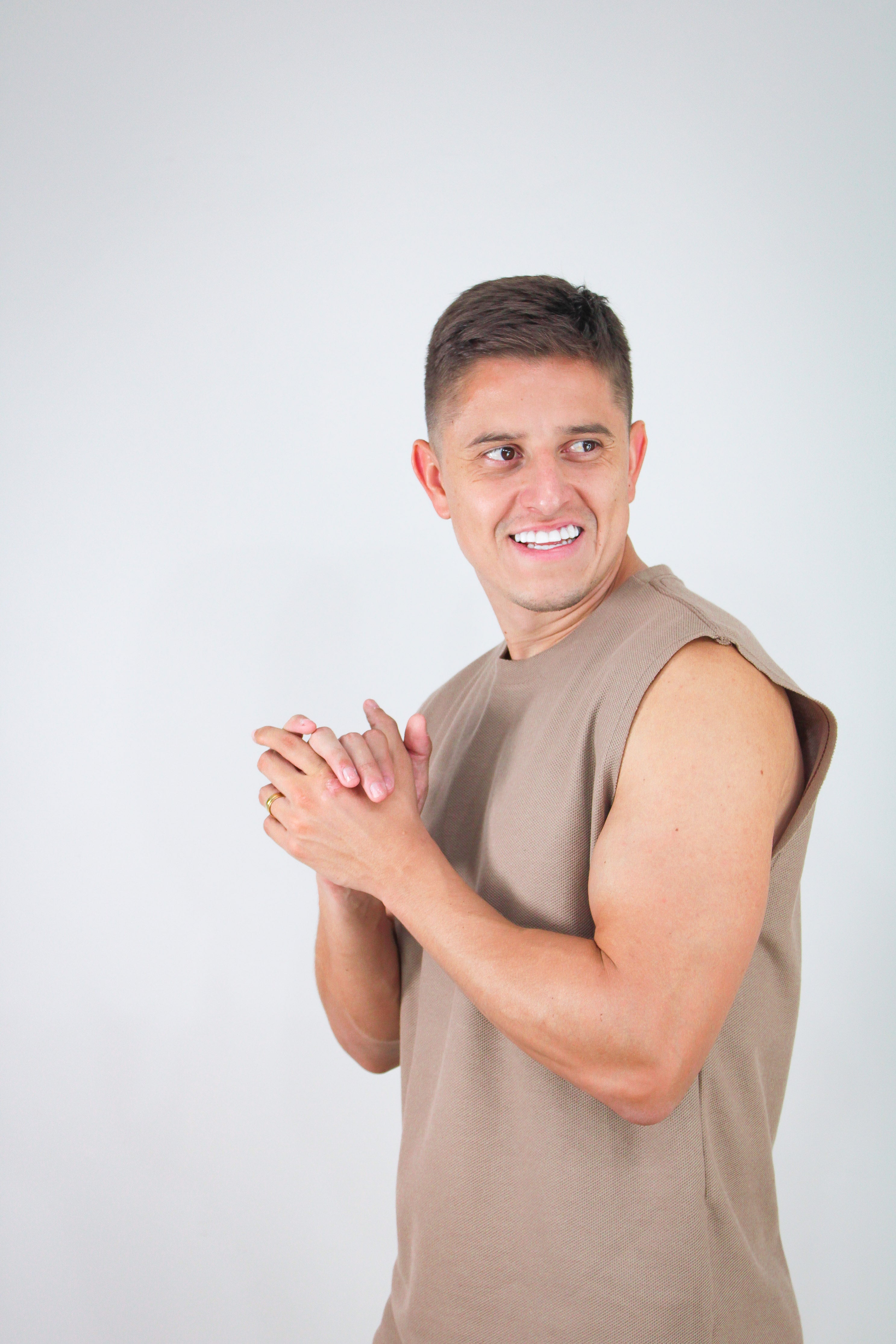 Regata Machão Vogue Bege