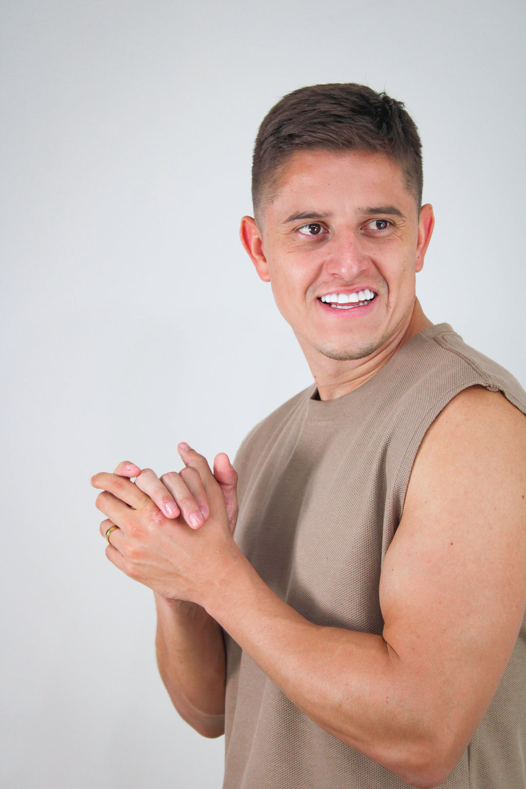 Regata Machão Vogue Bege