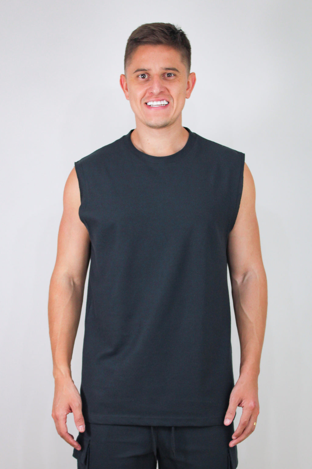 Regata Machão Vogue Preta