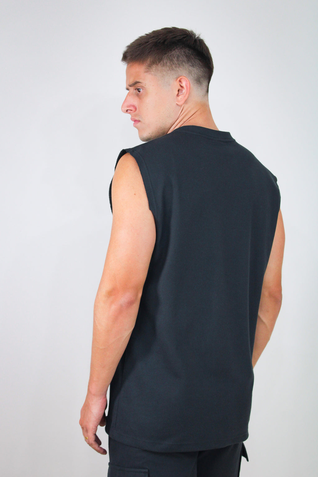 Regata Machão Vogue Preta