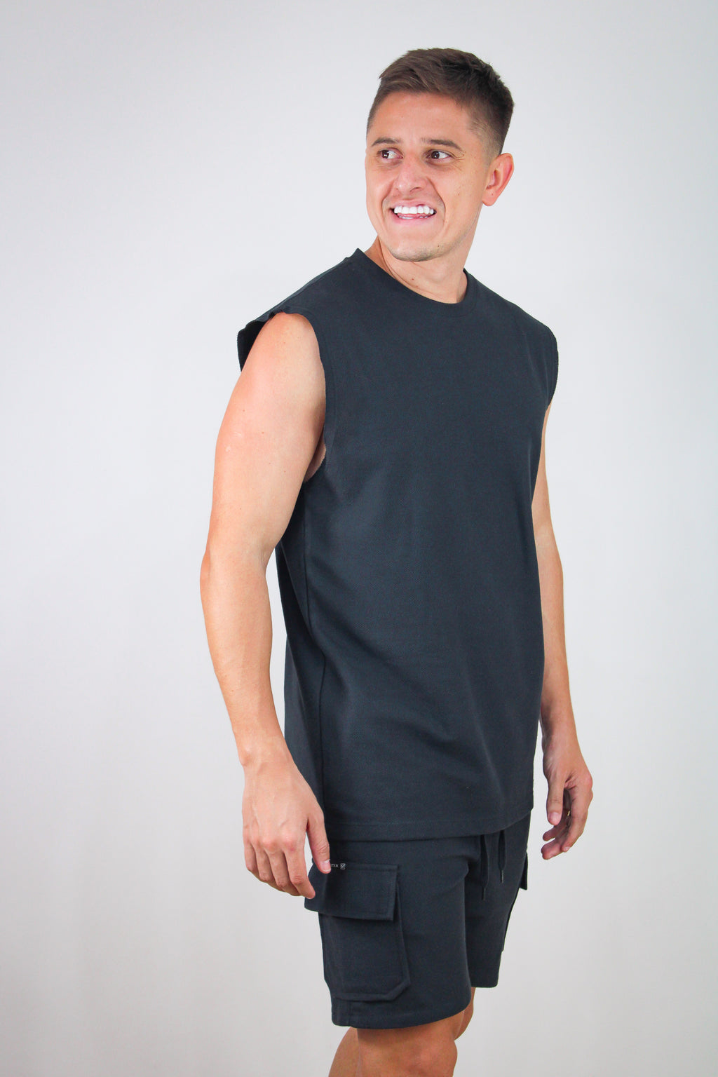 Regata Machão Vogue Preta