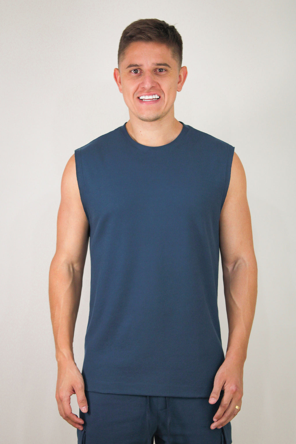 Regata Machão Vogue Azul Marinho