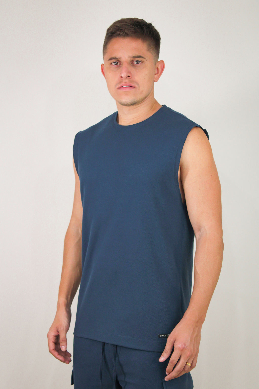 Regata Machão Vogue Azul Marinho