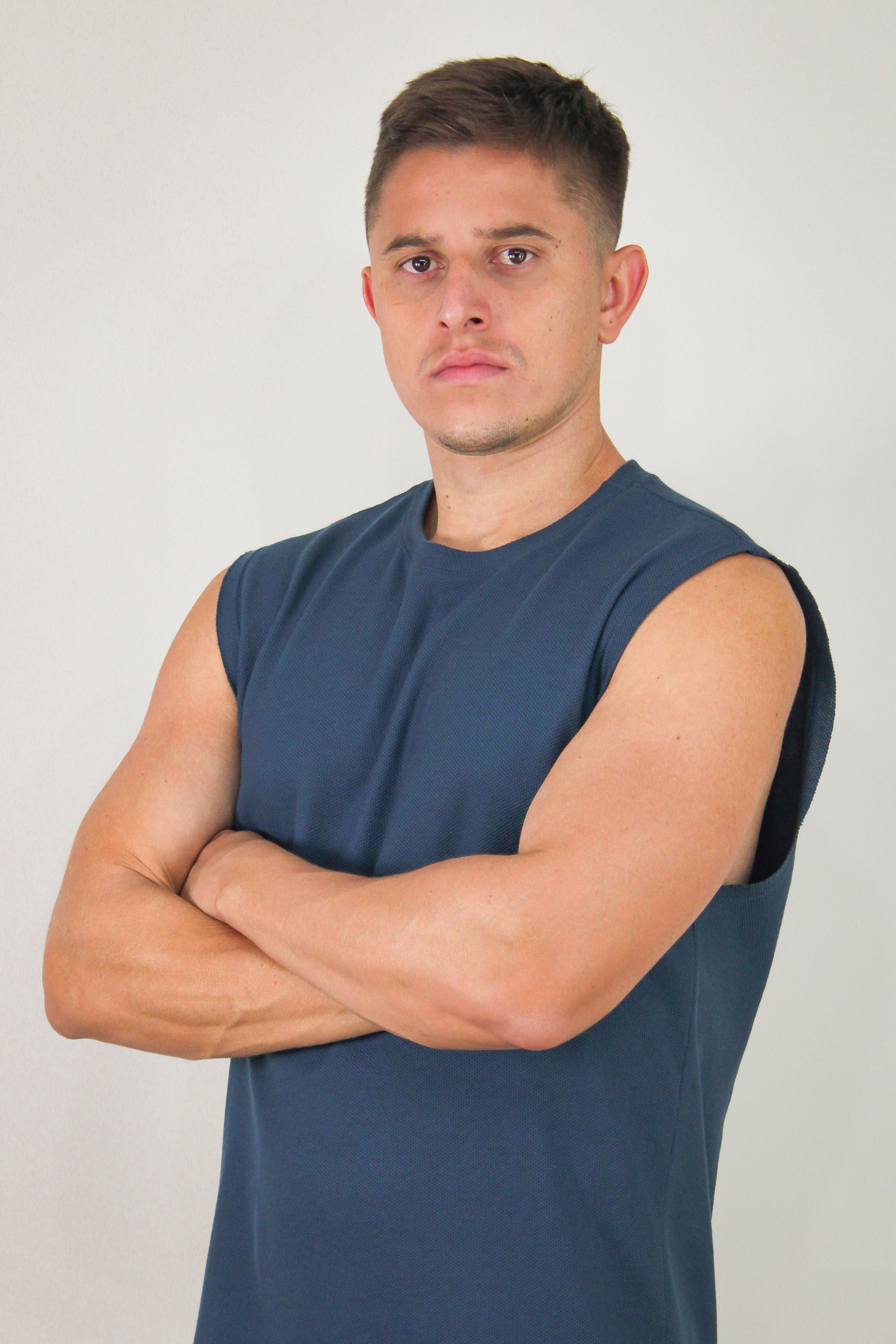 Regata Machão Vogue Azul Marinho