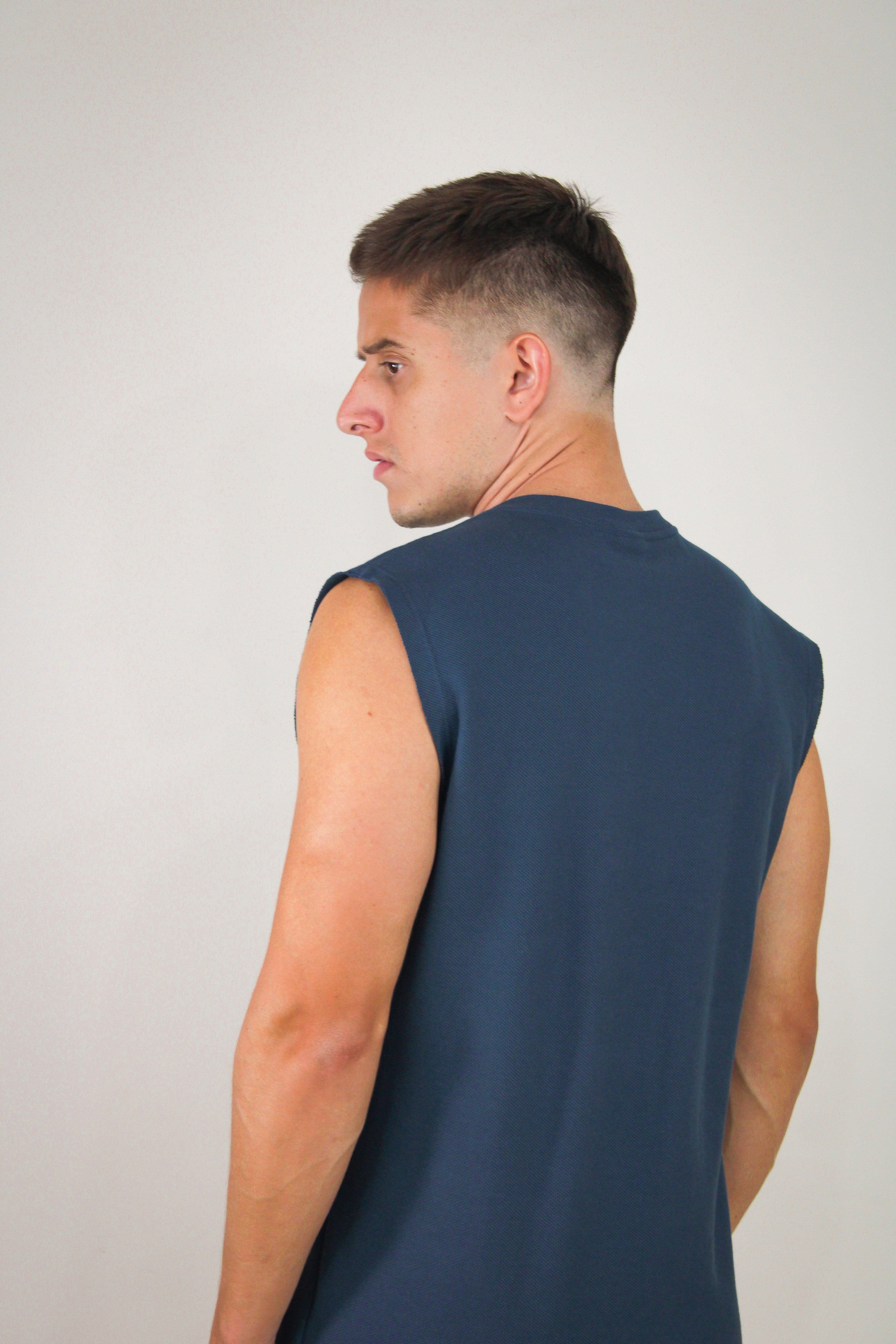 Regata Machão Vogue Azul Marinho