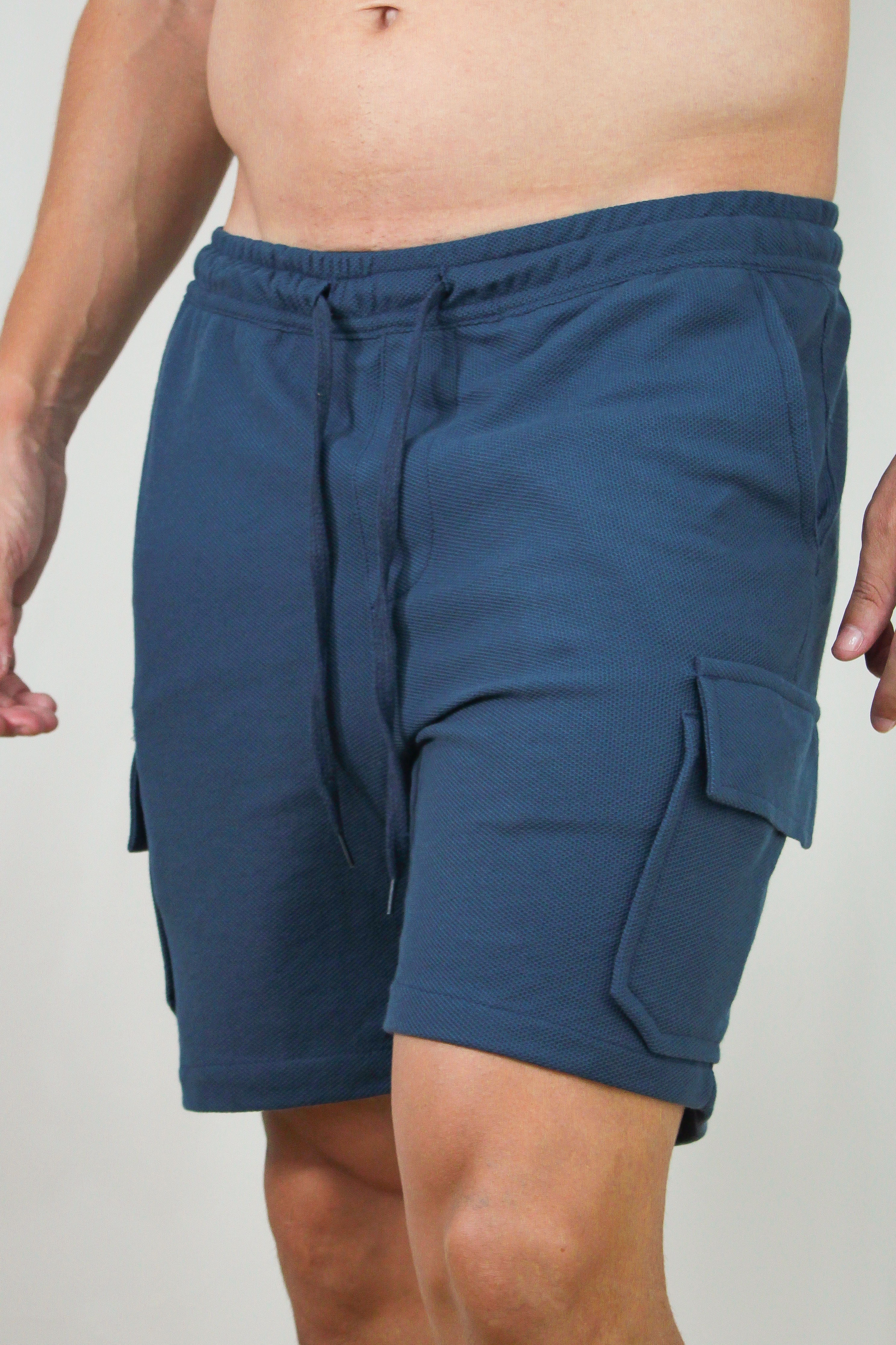 Bermuda Texturizada Vogue Azul Marinho