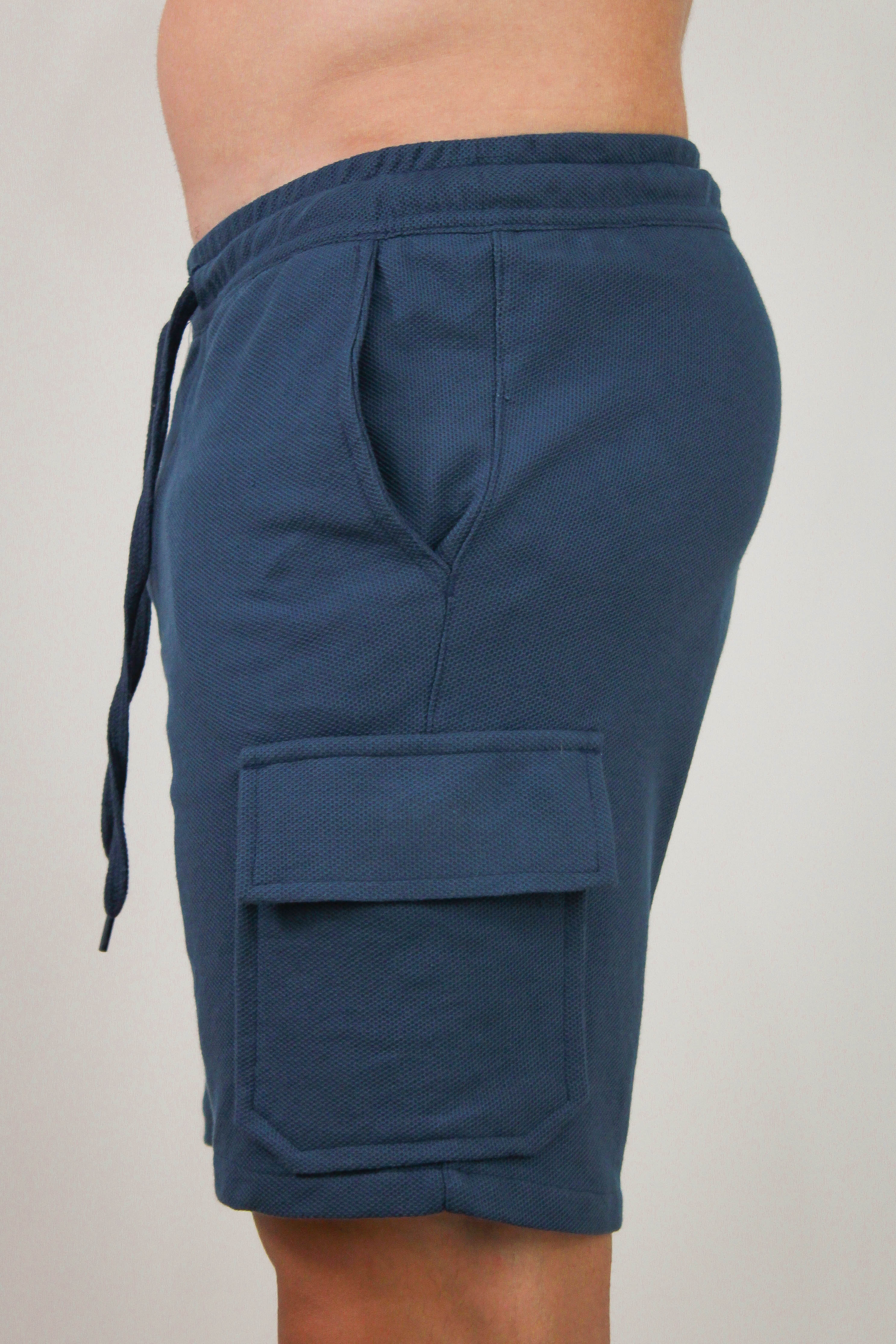 Bermuda Texturizada Vogue Azul Marinho