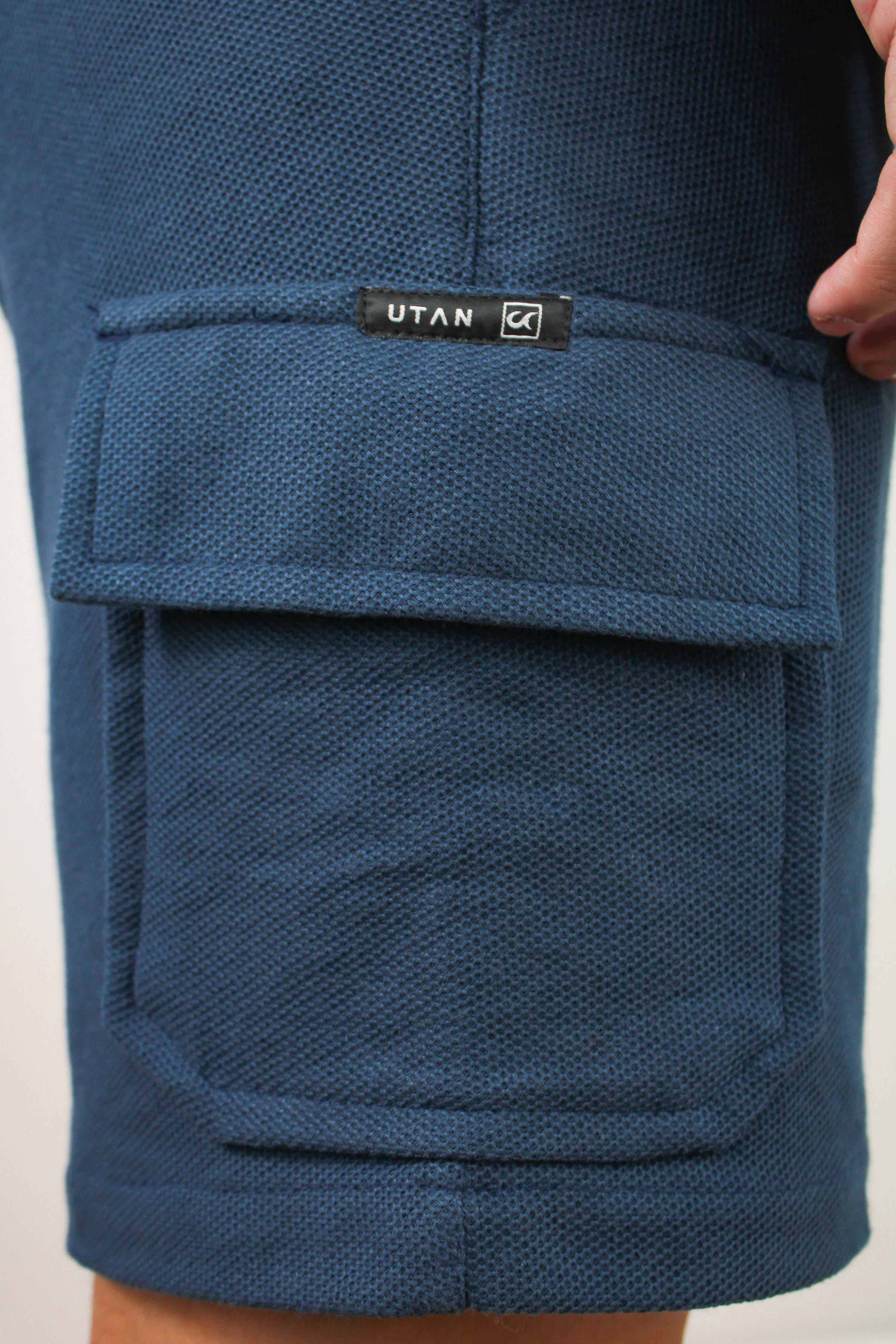 Bermuda Texturizada Vogue Azul Marinho