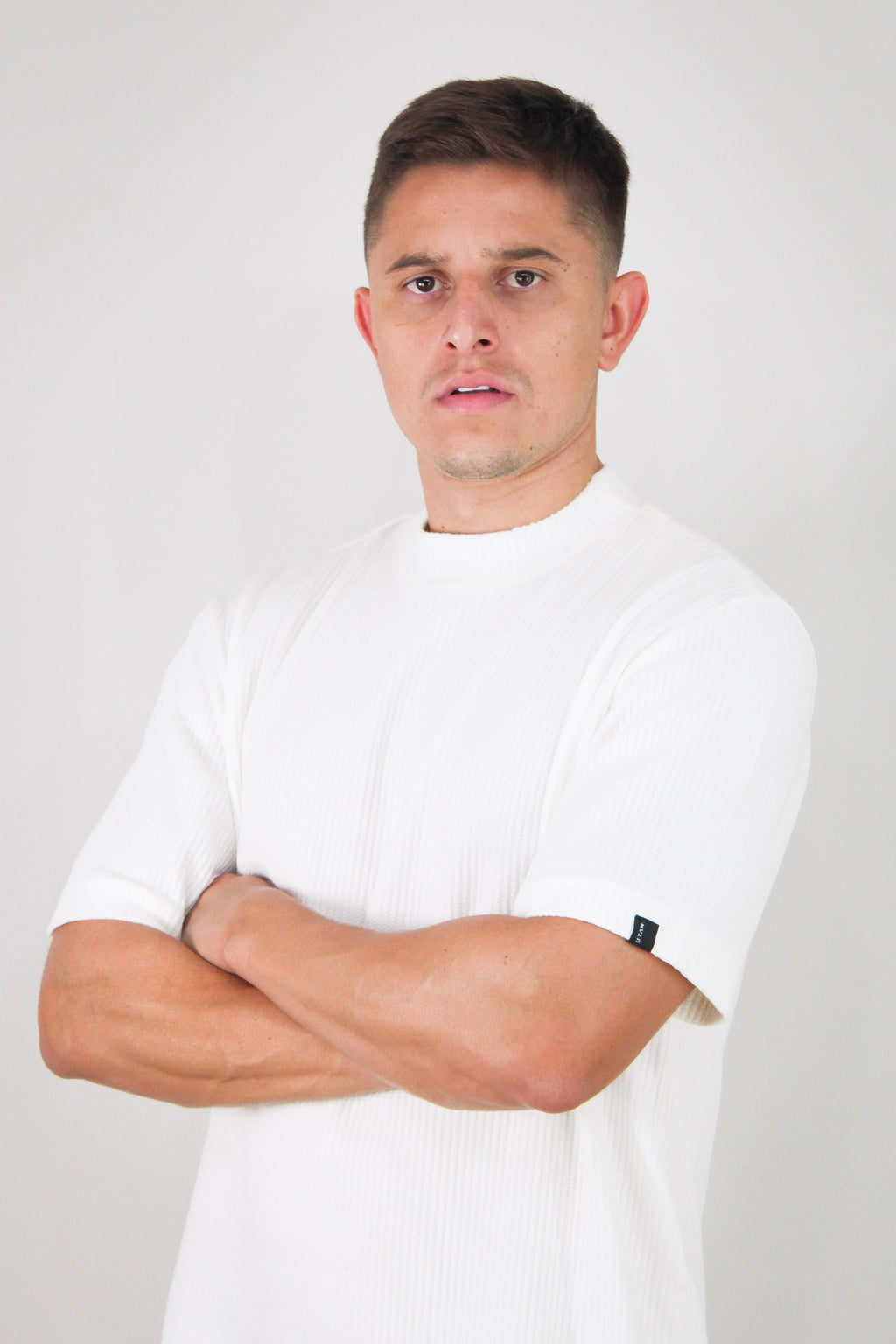 Camisa Oversized Texturizada Vegas Off White