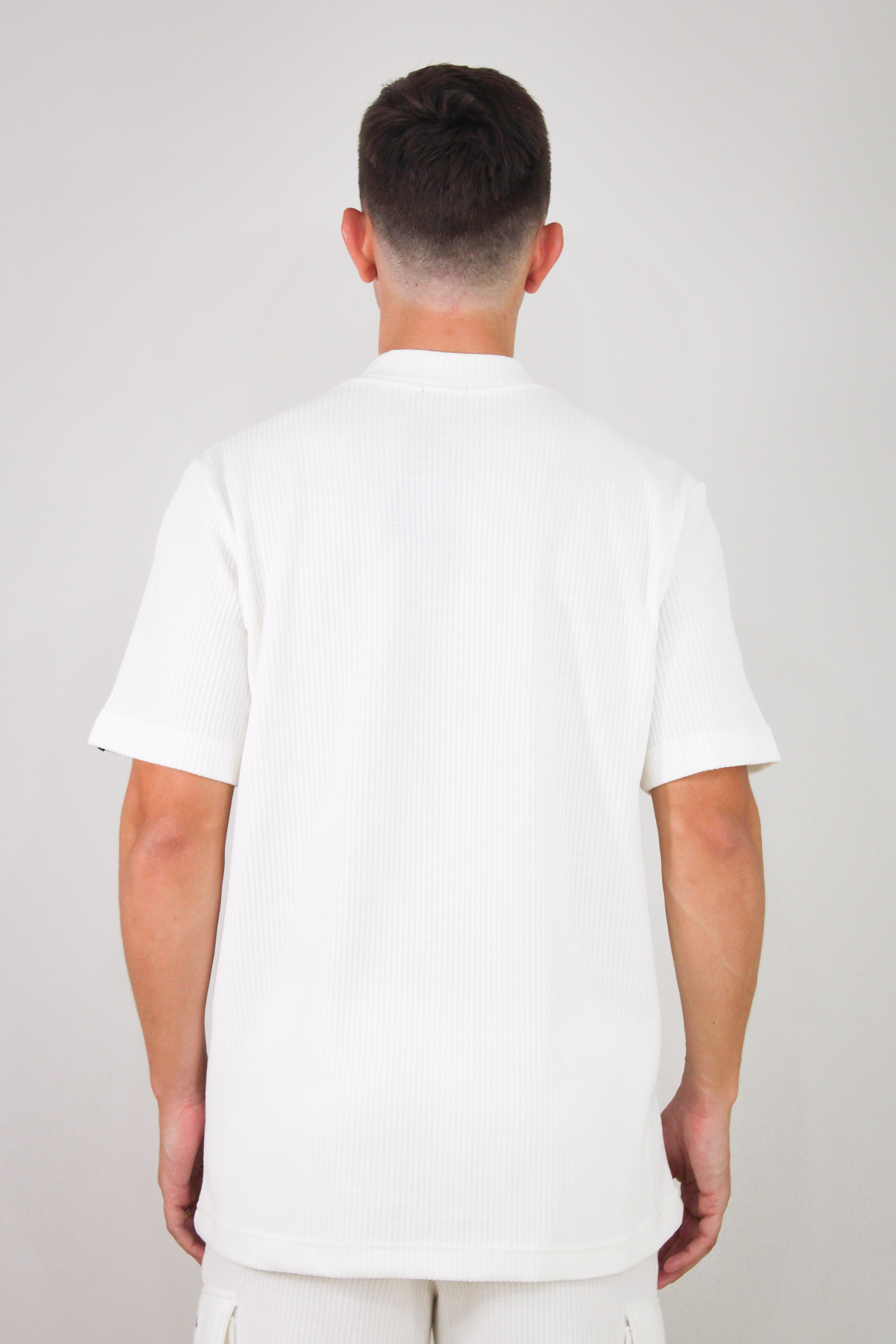 Camisa Oversized Texturizada Vegas Off White