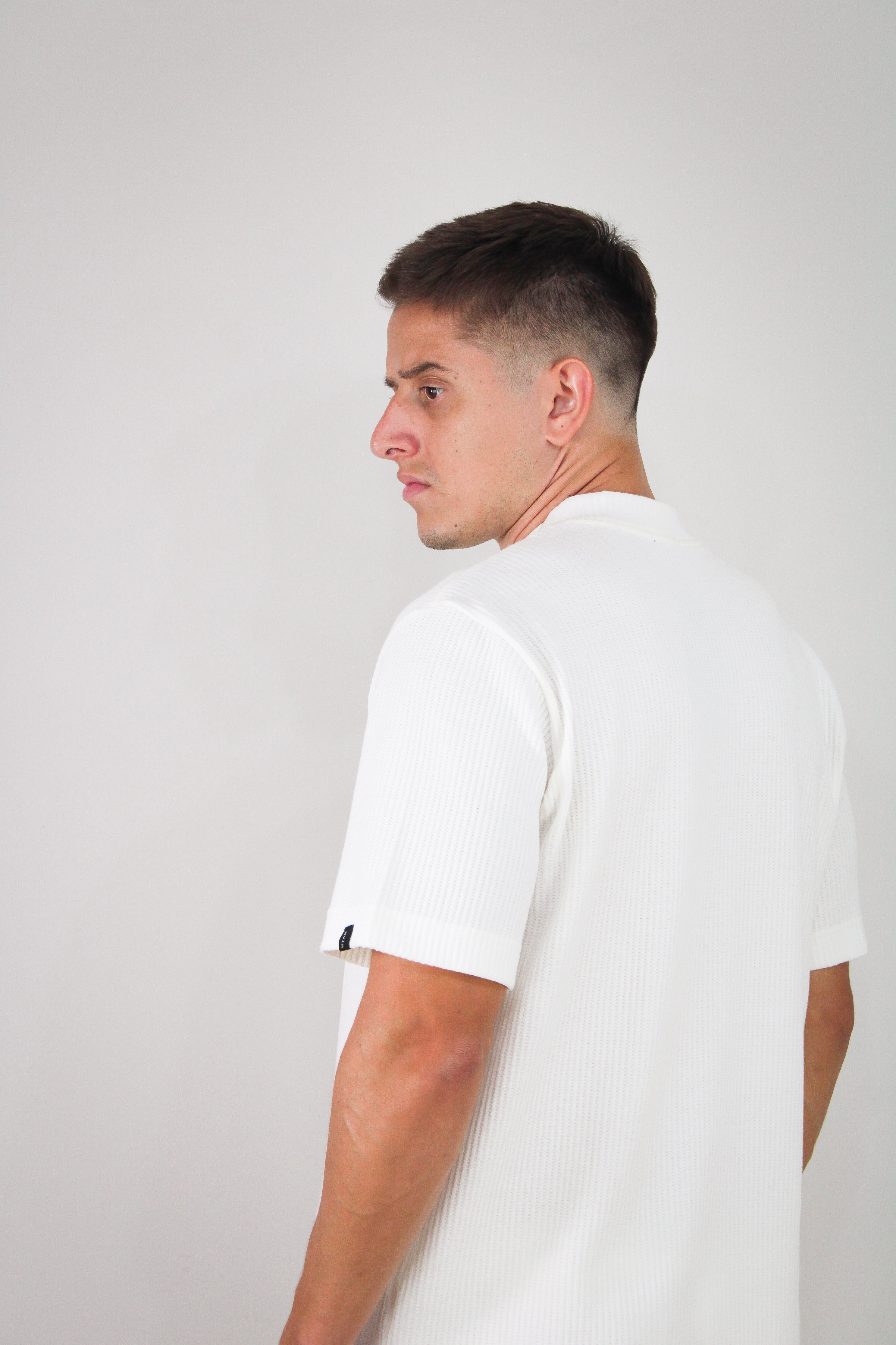 Camisa Oversized Texturizada Vegas Off White