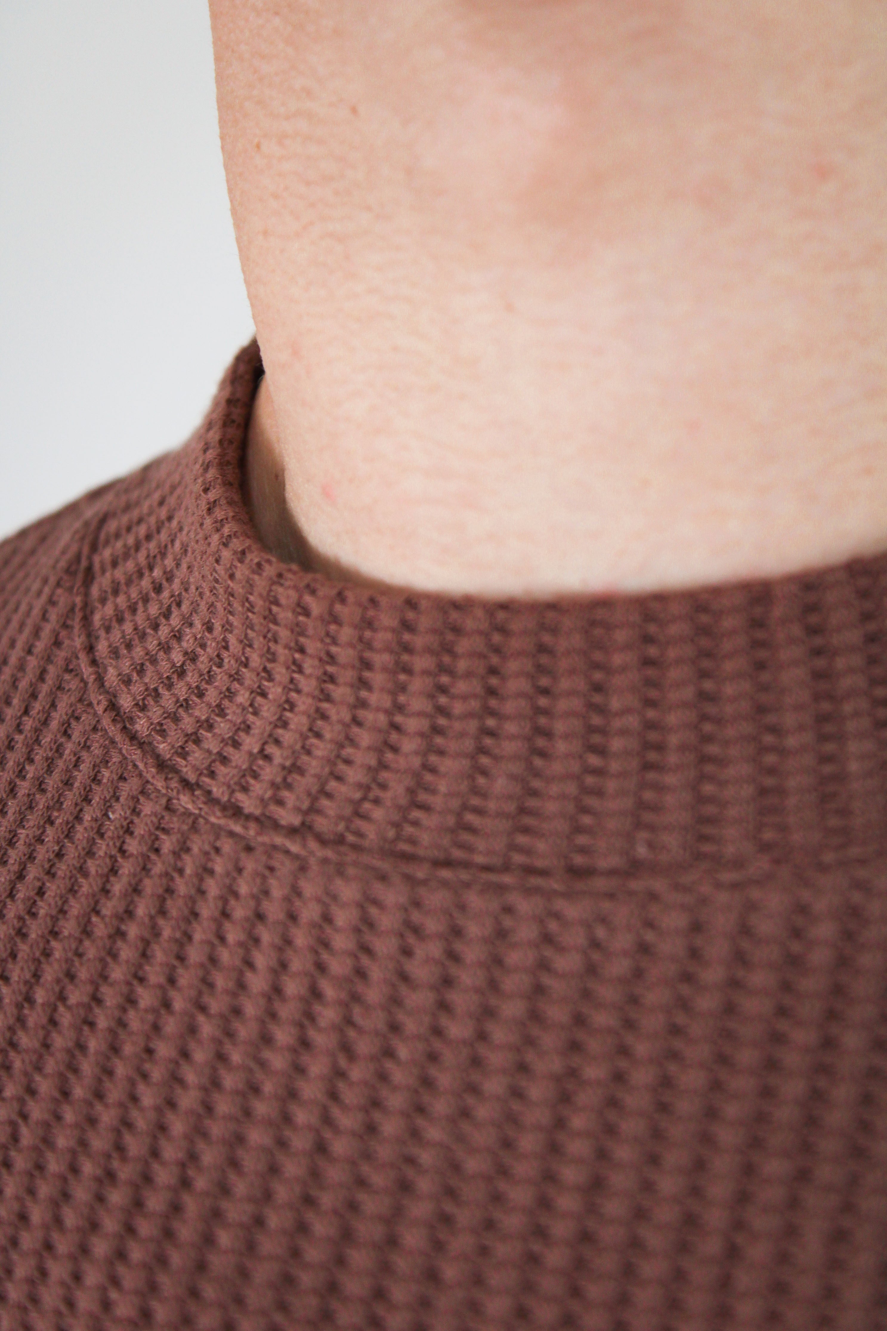 Camisa Oversized Texturizada Vegas Marrom