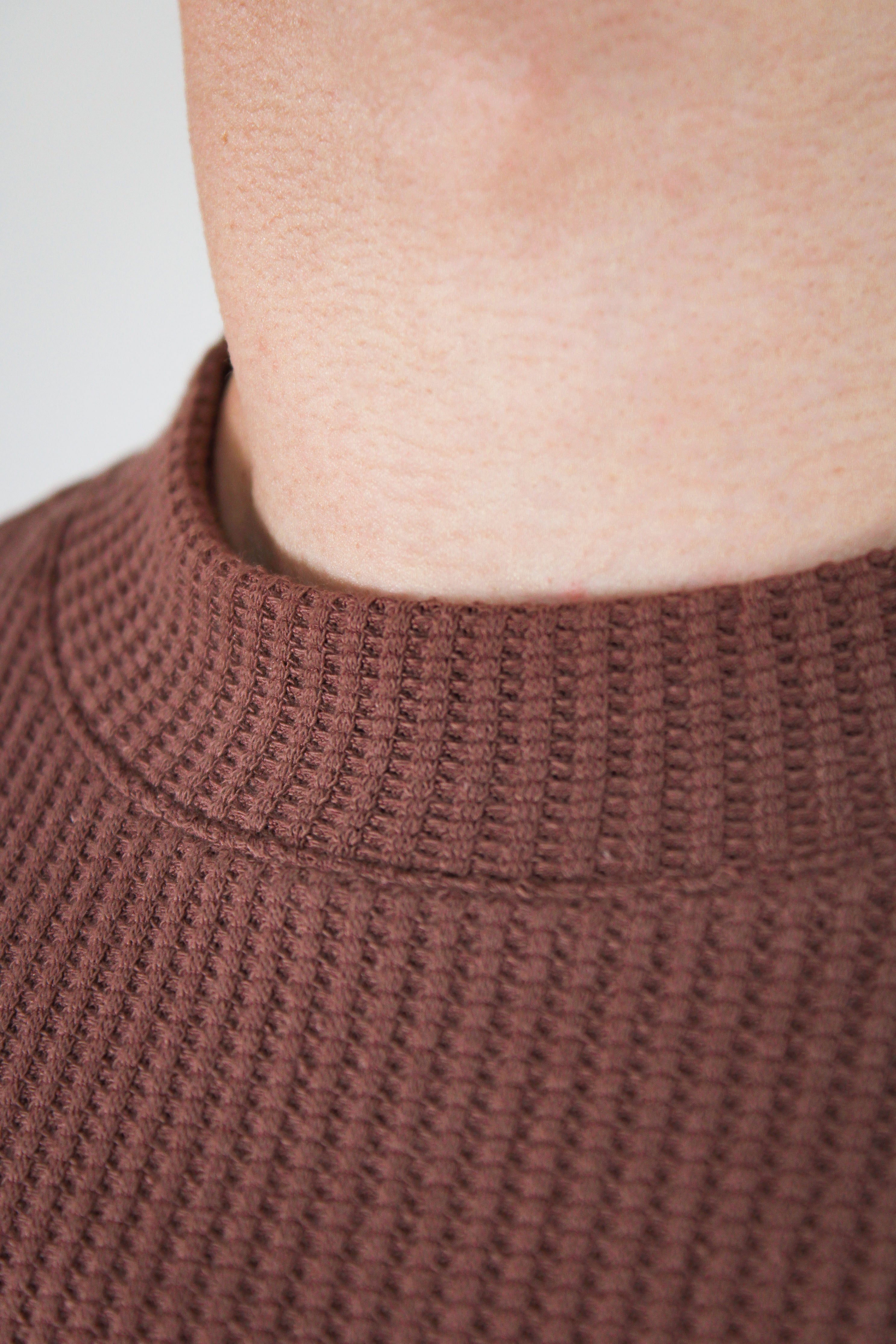 Camisa Oversized Texturizada Vegas Marrom