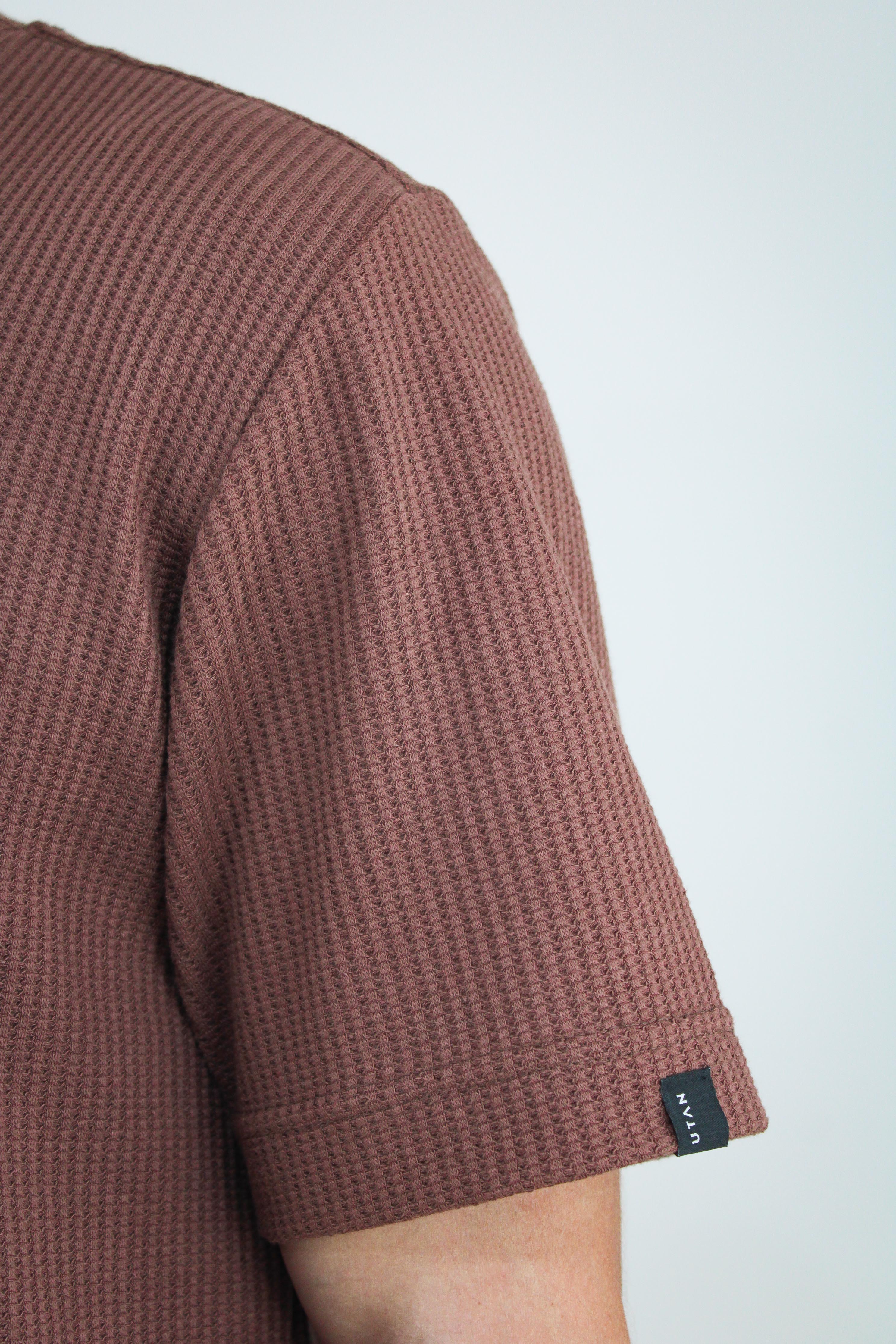 Camisa Oversized Texturizada Vegas Marrom