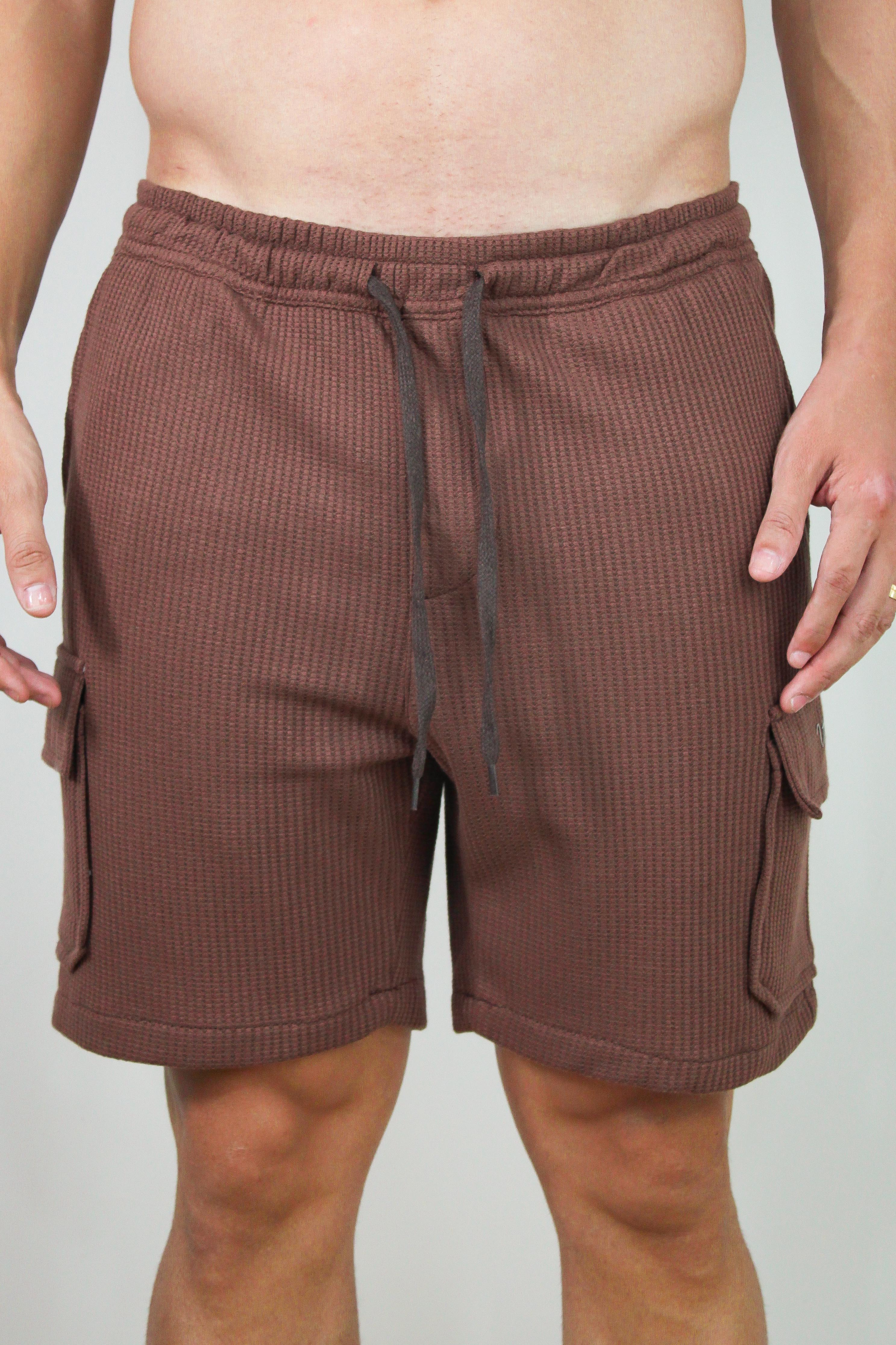 Bermuda Texturizada Vegas Marrom