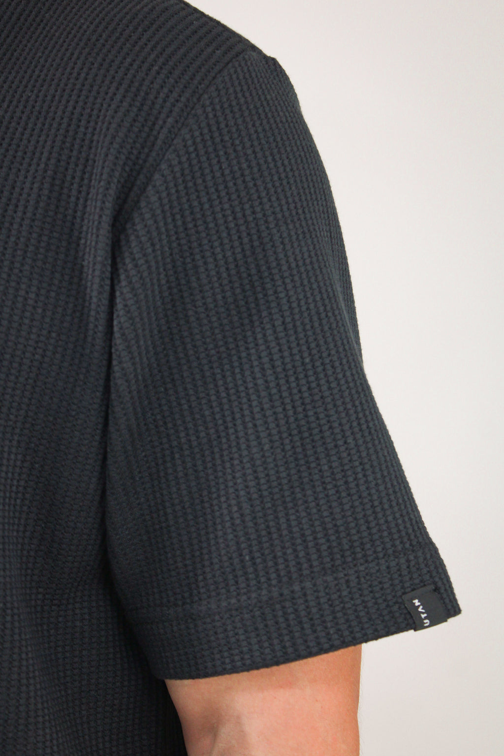 Camisa Oversized Texturizada Vegas Preta