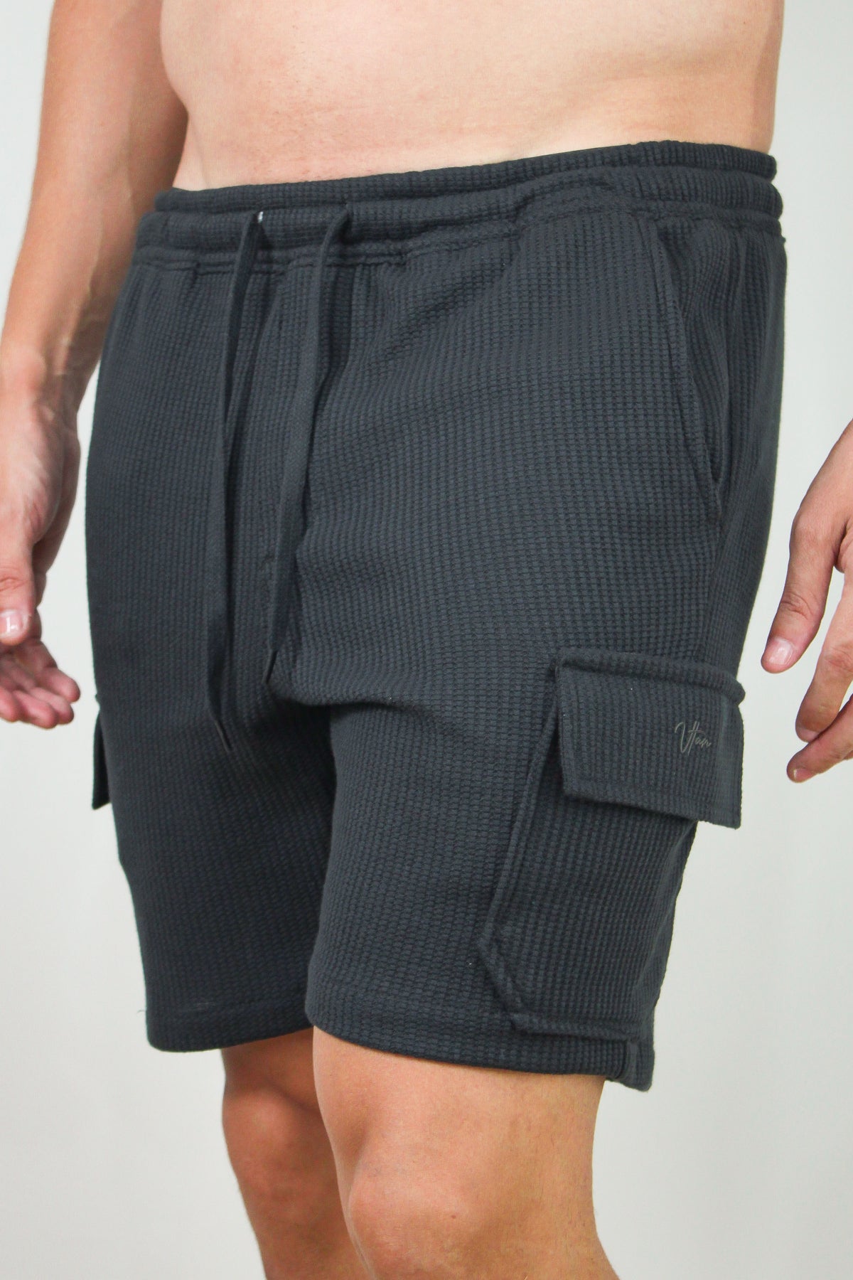 Bermuda Texturizada Vegas Preta